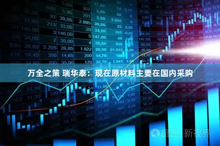 万全之策 瑞华泰：现在原材料主要在国内采购